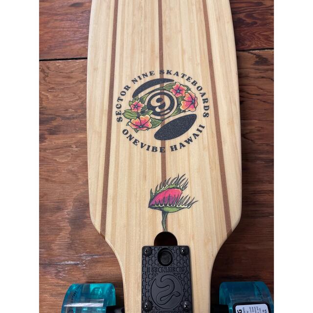 スケートボード SECTOR9 LONGBOARD カービングバンブー新品未使用-