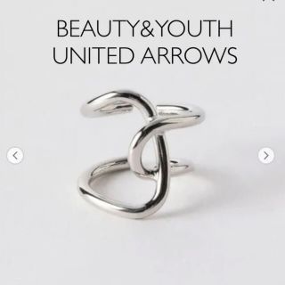 ビューティアンドユースユナイテッドアローズ(BEAUTY&YOUTH UNITED ARROWS)の【美品】BYビッグヒネリクロスリング ビューティアンドユースユナイテッドアローズ(リング(指輪))