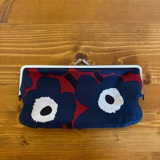 マリメッコ(marimekko)のマリメッコ　がま口ポーチ(ペンケース/筆箱)