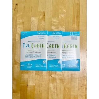 3セット Tru Earth エコストリップ お肌に優しい　洗濯用洗剤 96回分