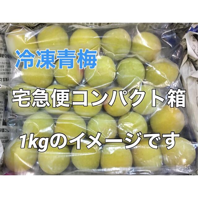 r004⚠️クール便 青梅「冷凍南高梅」大玉3L 1kg シロップ 梅酒用 食品/飲料/酒の食品(フルーツ)の商品写真