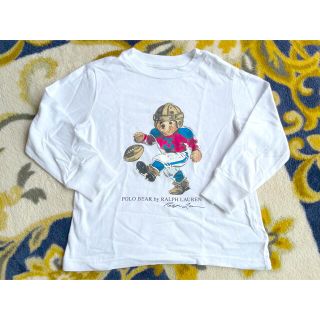 ポロラルフローレン(POLO RALPH LAUREN)の長袖Tシャツ ラルフローレン POLO 90cm 白　ロンティ(Tシャツ/カットソー)