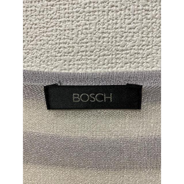 BOSCH(ボッシュ)のBOSCH ボッシュ 半袖 トップス メッシュ ボーダー 38 レディースのトップス(カットソー(半袖/袖なし))の商品写真