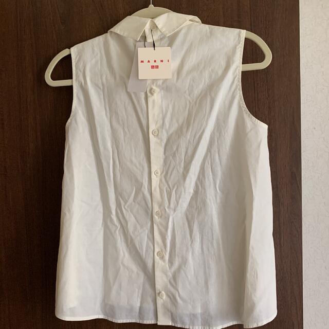 UNIQLO(ユニクロ)のユニクロ × MARNI  ノースリーブ  トップス  ブラウス レディースのトップス(シャツ/ブラウス(半袖/袖なし))の商品写真