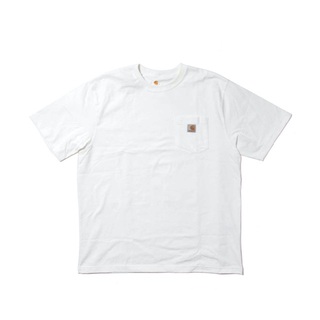 カーハート(carhartt)のカーハート K87　白　S　ポケット Tシャツ　新品 Carhartt (Tシャツ/カットソー(半袖/袖なし))
