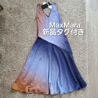 マックスマーラ(Max Mara)のぽん様専用　Max Mara　6万円以上の新品タグ付き！ワンピース(ロングワンピース/マキシワンピース)