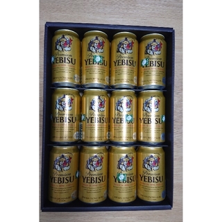 エビス(EVISU)のヱビス缶ビール 350ml 12本セット(ビール)