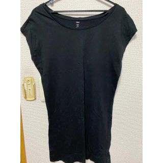 エイチアンドエム(H&M)のH&M ロング丈　Tシャツ(Tシャツ(半袖/袖なし))