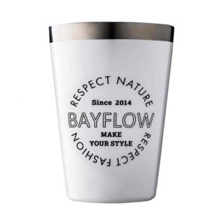 ベイフロー(BAYFLOW)のBAYFLOW LOGO TUMBLER     WHITE (タンブラー)