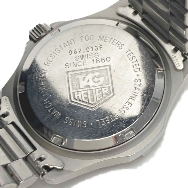 TAG Heuer(タグホイヤー)の☆☆TAG HEUER タグホイヤー プロフェッショナル 200M デイト 962.013F ブラック クォーツ ボーイズ 腕時計 レディースのファッション小物(腕時計)の商品写真