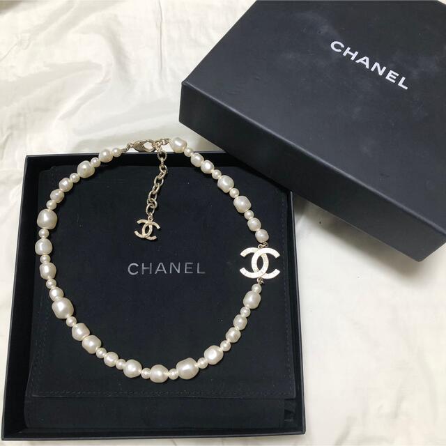 CHANEL シャネル ココマーク パール ネックレスレディース