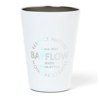 ベイフロー(BAYFLOW)のBAYFLOW TUMBLER  オーロラロゴWHITE  (タンブラー)