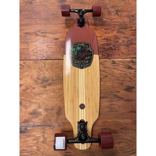 スケートボード　SECTOR9 LONGBOARD カービングバンブー新品未使用(スケートボード)