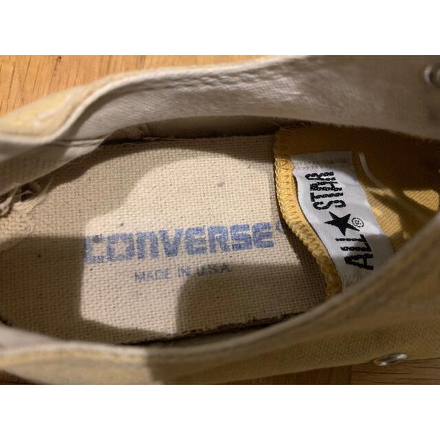 CONVERSE(コンバース)のused 90'S CONVERSEオールスター USA製 イエロー メンズの靴/シューズ(スニーカー)の商品写真