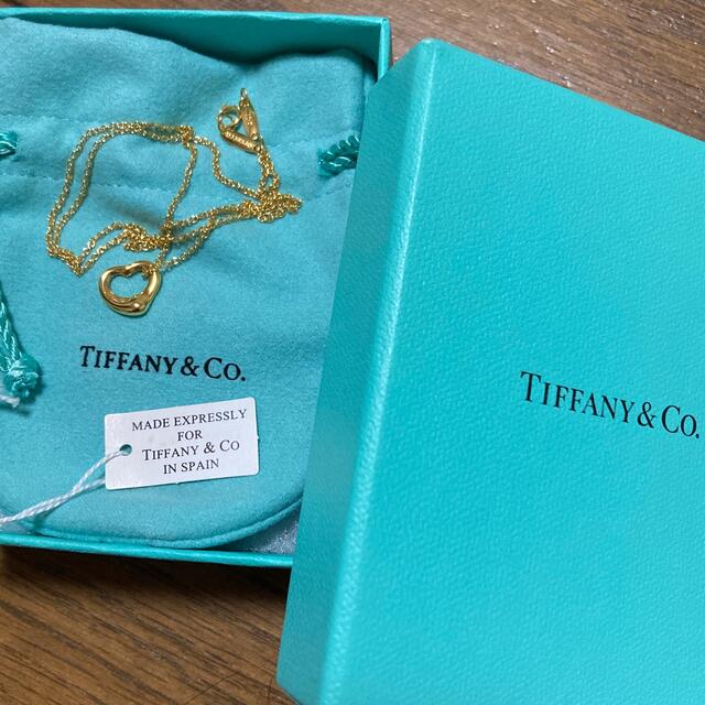 最高品質の Tiffany ネックレス ゴールド ティファニー オープンハート K18 Tiffany - Co. & ネックレス - www