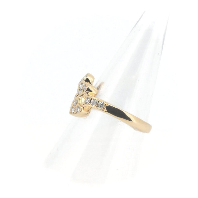 POLA(ポーラ)のポーラ ダイヤモンド リング 指輪 15号 0.30ct K18YG(18金 イエローゴールド) レディースのアクセサリー(リング(指輪))の商品写真