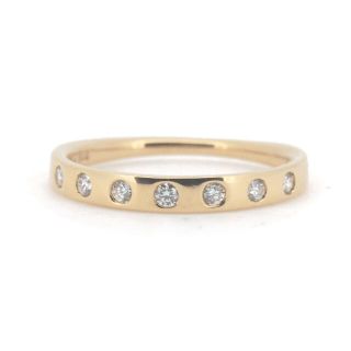 スタージュエリー(STAR JEWELRY)のスタージュエリー ダイヤモンド リング 指輪 10号 0.10ct K18YG(18金 イエローゴールド)(リング(指輪))