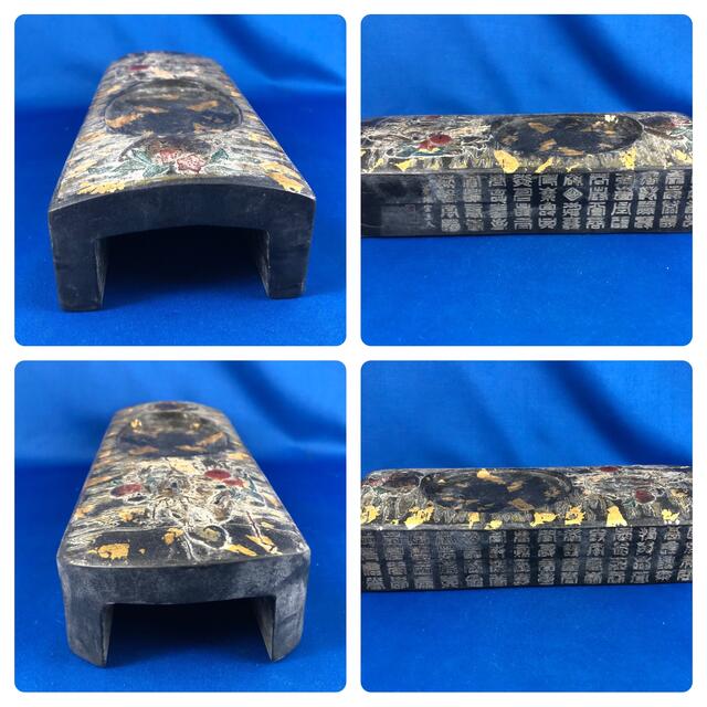 ◇中国古墨◇金箔入 百寿硯型墨◇化粧箱入の通販 by WAKAGO's ◇中国古墨◇金箔入 百寿硯型墨◇化粧箱入の通販 by WAKAGO's