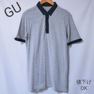 ジーユー(GU)の【GU】半袖　ボタンダウン　ポロシャツ(ポロシャツ)