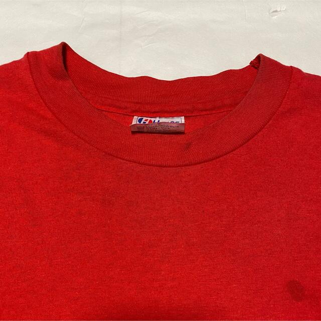 Hanes(ヘインズ)の90s 古着 ヘインズ USA製 シングルステッチ ビッグシルエット ゆるだぼ メンズのトップス(Tシャツ/カットソー(半袖/袖なし))の商品写真