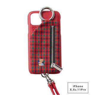 ファミリア(familiar)のajew ファミリア エジュー　iPhone11pro X Xs 新品(iPhoneケース)