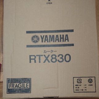 ヤマハ(ヤマハ)のYAMAHA RTX830 ヤマハ ギガ アクセスルーター(PC周辺機器)