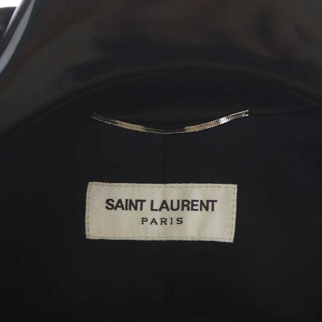 サンローラン パリ ラムレザー シングルライダースジャケット レザージャケット メンズのジャケット/アウター(ライダースジャケット)の商品写真