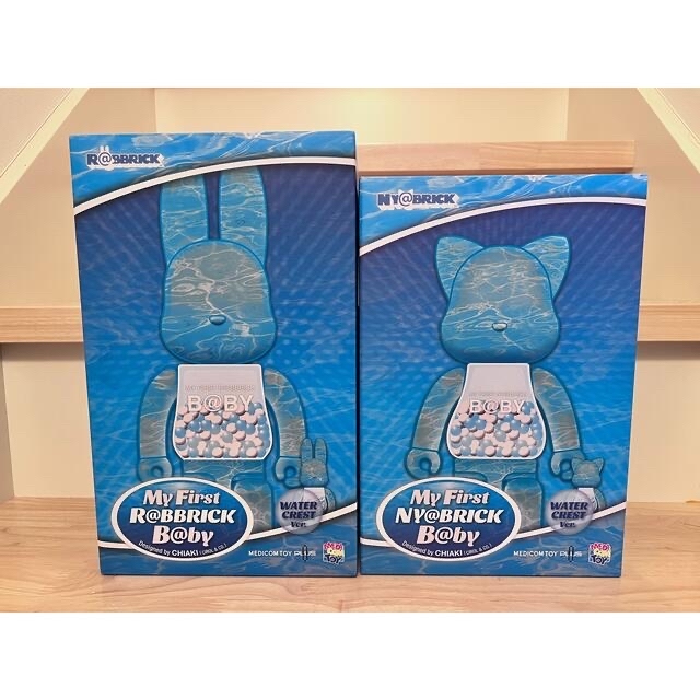 BE@RBRICK(ベアブリック)のR@bbrick&Ny@brick set ベアブリック ①  エンタメ/ホビーのフィギュア(その他)の商品写真