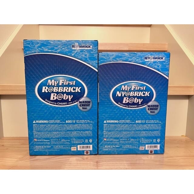 BE@RBRICK(ベアブリック)のR@bbrick&Ny@brick set ベアブリック ①  エンタメ/ホビーのフィギュア(その他)の商品写真