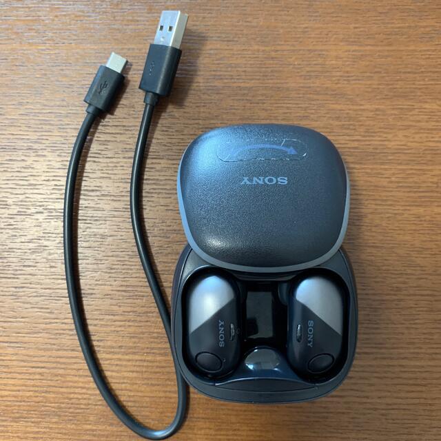 SONY - SONY WF-SP700N ワイヤレスイヤホン ノイズキャンセリング 防滴 ...