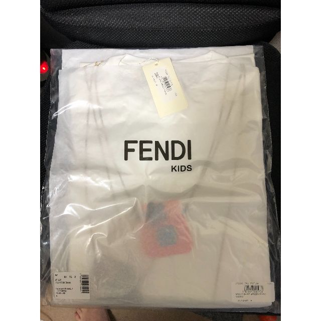 FENDI(フェンディ)のFENDI KIDS☆フェンディバッグプリントコットンドレス 春夏21 10歳用 キッズ/ベビー/マタニティのキッズ服女の子用(90cm~)(ワンピース)の商品写真