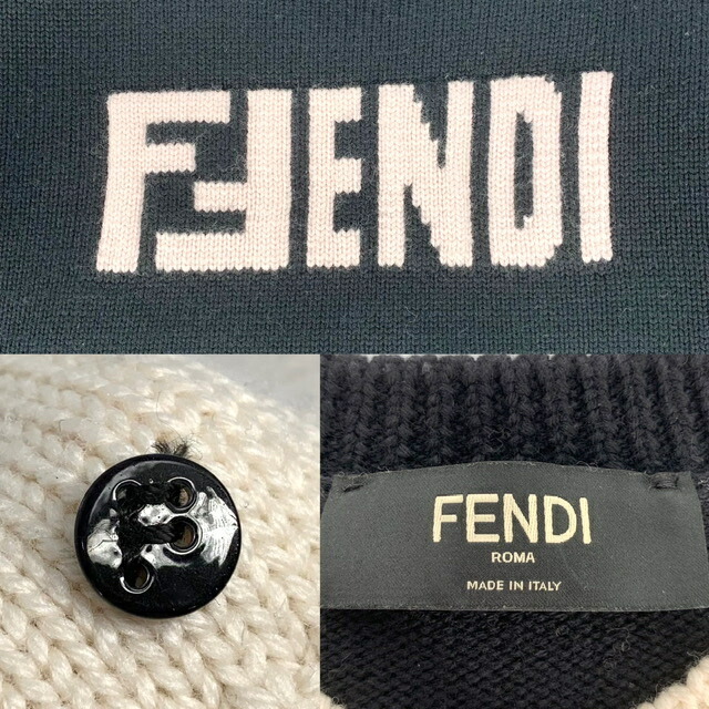 安いHOT】 FENDI - FENDI フェンディ ニット バイカラーウールネック