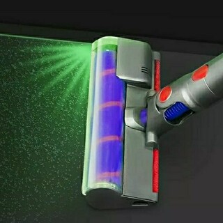 ダイソン用 グリーンレーザー照射スリムソフトローラークリーナーヘッド(掃除機)