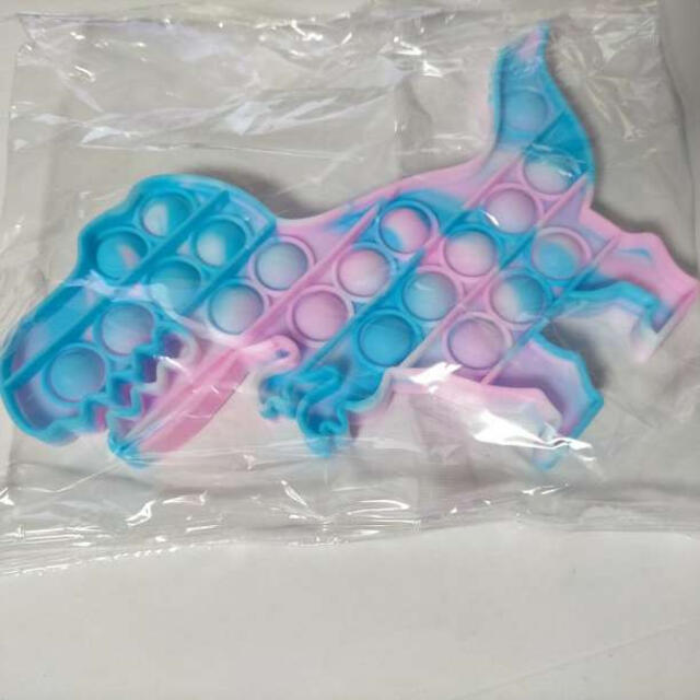 迷彩021）プッシュポップ バブル 恐竜型 スクイーズ 知育玩具 プチプチ キッズ/ベビー/マタニティのおもちゃ(知育玩具)の商品写真