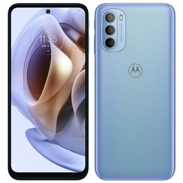 Motorola(モトローラ)のmoto g31 ベイビーブルー スマホ/家電/カメラのスマートフォン/携帯電話(スマートフォン本体)の商品写真