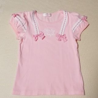 シャーリーテンプル(Shirley Temple)のシャーリーテンプル  梯子レースカットソー  130(Tシャツ/カットソー)