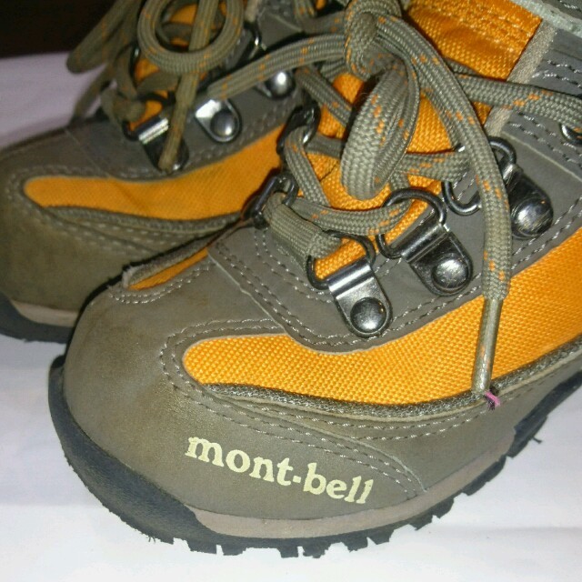 mont bell(モンベル)の【mont-bell】トレッキングシューズ キッズ/ベビー/マタニティのキッズ靴/シューズ(15cm~)(アウトドアシューズ)の商品写真