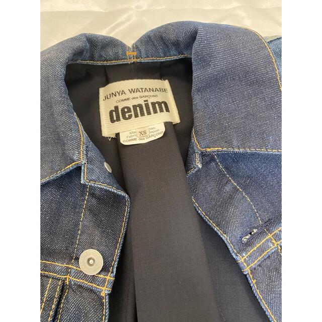 JUNYA WATANABE COMME des GARCONS(ジュンヤワタナベコムデギャルソン)のジュンヤワタナベ　コムデギャルソン　denim 再構築　ドッキングワンピース　黒 レディースのワンピース(ロングワンピース/マキシワンピース)の商品写真