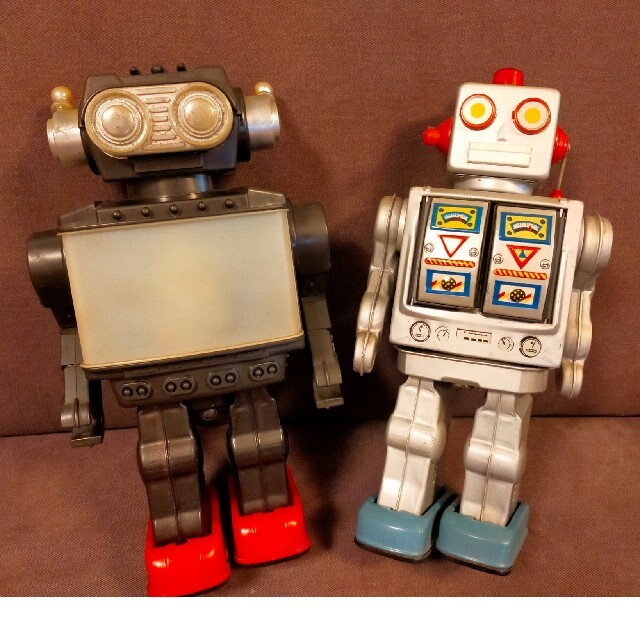 ブリキ　ロボット　2セット