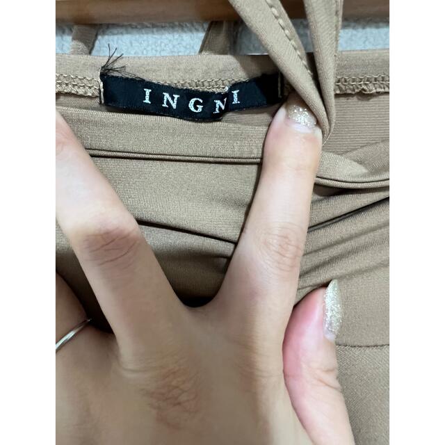 INGNI(イング)のINGNI チューブトップ ベアトップ レディースのトップス(ベアトップ/チューブトップ)の商品写真