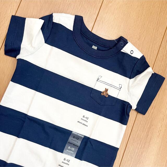 babyGAP(ベビーギャップ)の新品★baby gapロンパース＆ショートパンツ70 男の子　半ズボン　半袖　夏 キッズ/ベビー/マタニティのベビー服(~85cm)(ロンパース)の商品写真