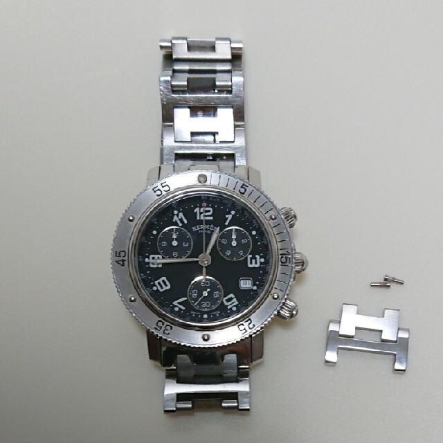 ☆大人気商品☆ H - エルメス クリッパーダイバー クロノグラフ CL2
