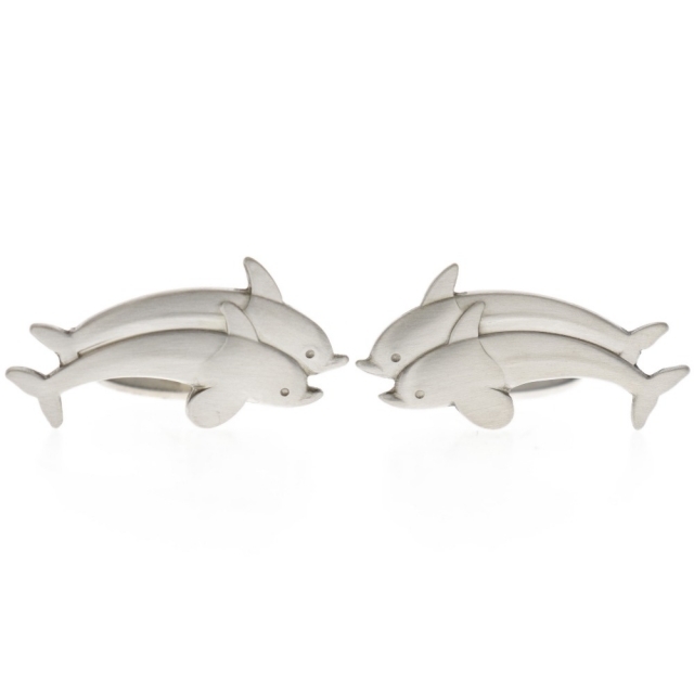Georg Jensen】ジョージジェンセン イルカ シルバー925 メンズ カフス