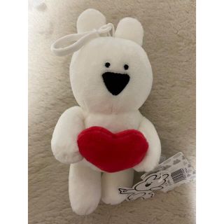 ボウダンショウネンダン(防弾少年団(BTS))の新品♡韓国♡すこぶる動くウサギ♡カバン付けぬいぐるみ(ぬいぐるみ)