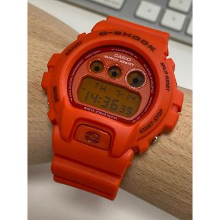 ジーショック(G-SHOCK)のG-SHOCK/ビンテージ/DW-6900/三つ目/クレイジーカラー/オレンジ(腕時計(デジタル))