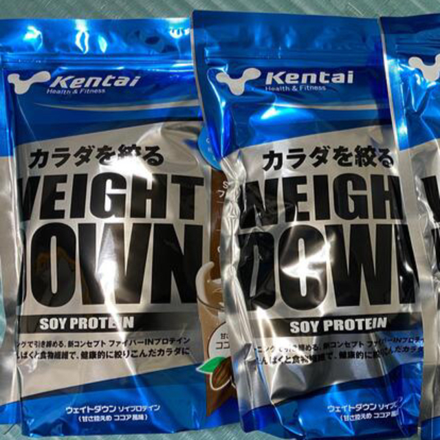 【2袋】ケンタイウエイトダウン　ソイプロテイン ココア風味 1kg