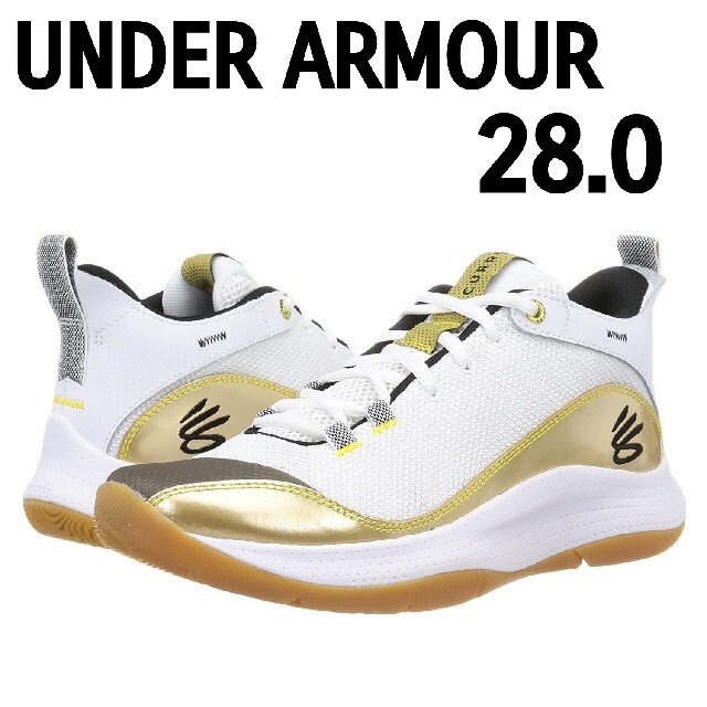 UNDER ARMOUR(アンダーアーマー)のアンダーアーマー 3Z5 カリー メタリックゴールド 28.0 メンズの靴/シューズ(スニーカー)の商品写真