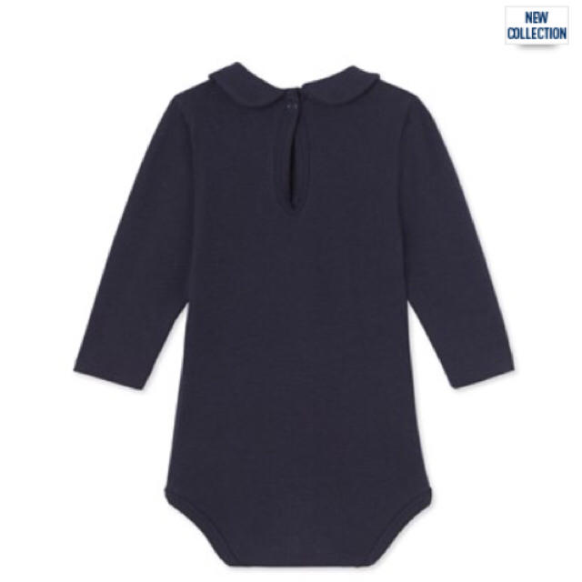 PETIT BATEAU(プチバトー)の新品 プチバトー♡ 裏起毛衿つき長袖ボディ 12M キッズ/ベビー/マタニティのベビー服(~85cm)(シャツ/カットソー)の商品写真