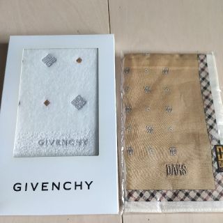 ジバンシィ(GIVENCHY)のGIVENCHYハンドタオル、DAKSハンカチ　未使用品(タオル/バス用品)