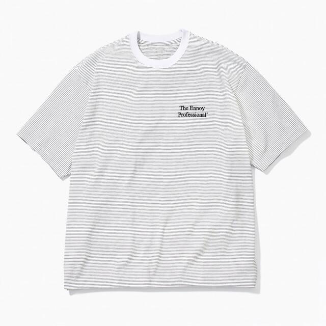 XLサイズ　ENNOY Border T-Shirt スタイリスト私物Tシャツ/カットソー(半袖/袖なし)